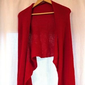 Women’s Cable Knit Cardigan Shrug Open Front Sweater